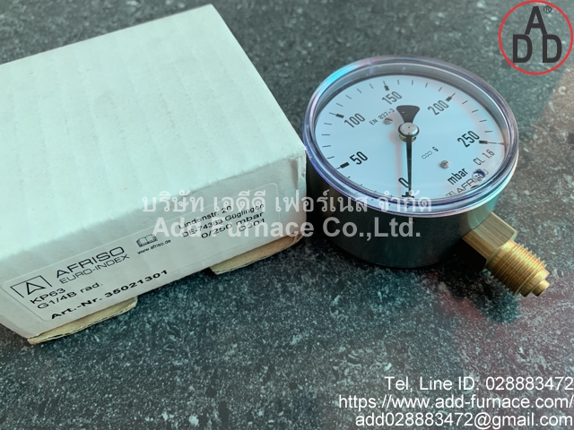 Afriso Pressure Gauge 0~250mbar (7)